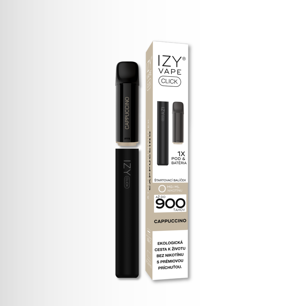E-shop IZY VAPE IZY CLICK 2ml Starter Kit Cappuccino 0mg Black 1bal