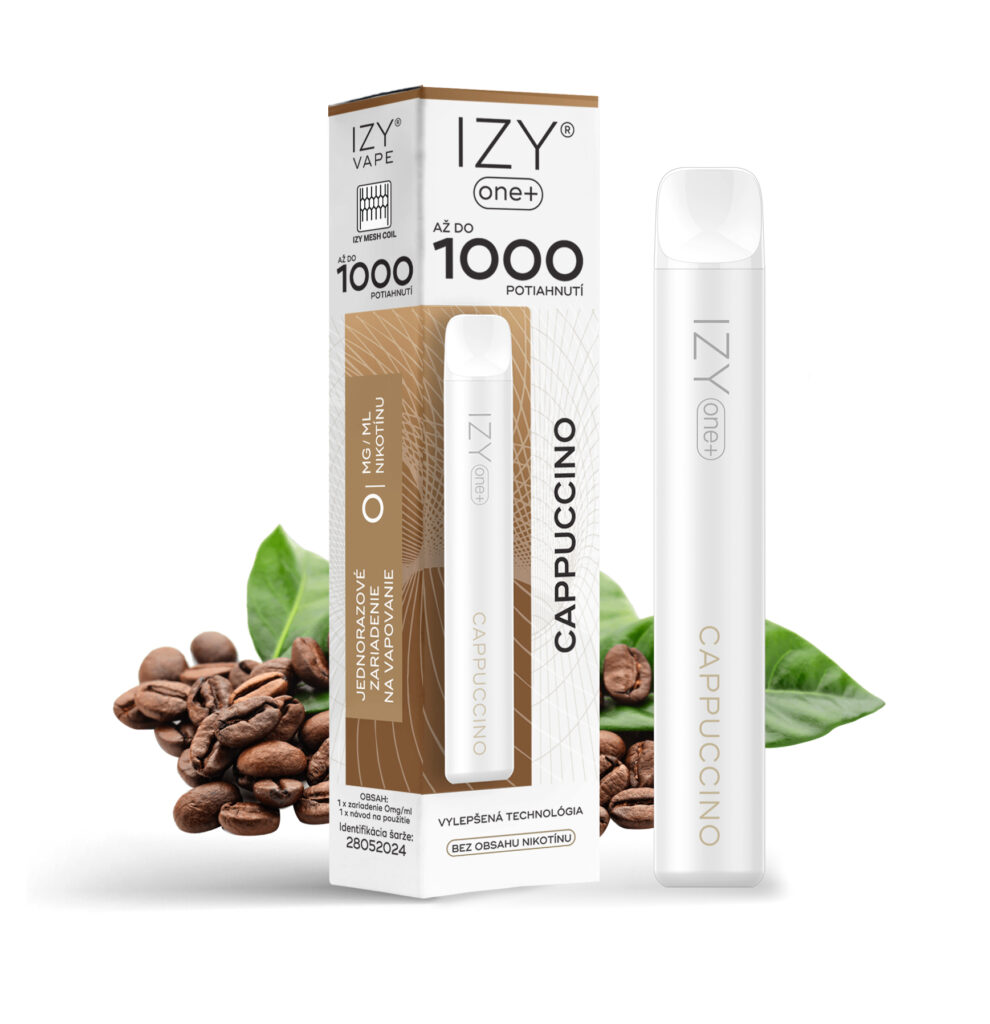 E-shop IZY VAPE IZY VAPE ONE+ Cappuccino 0mg White 1bal
