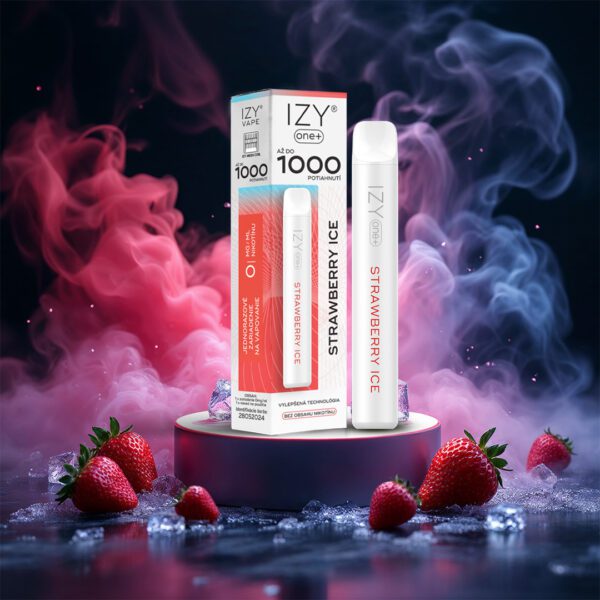 IZY ONE+ Strawberry Ice 0 mg
